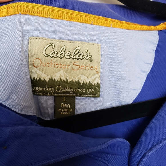 Sold Elsewhere - Cabela's Blue Polo Top - Picture 3 of 3
